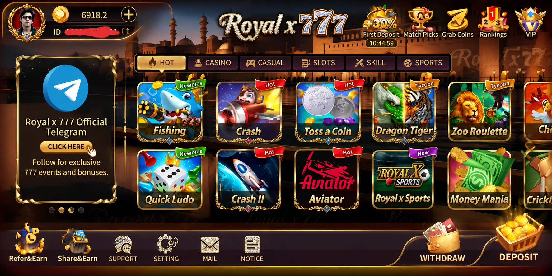 Royal X777- Game image